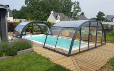 L’abri de piscine mi-haut Abridays : le bon compromis !